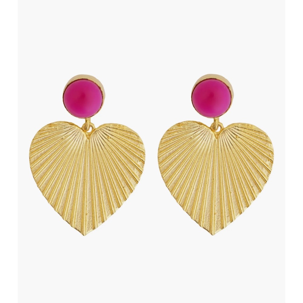 Panacea Heart Drop Earrings